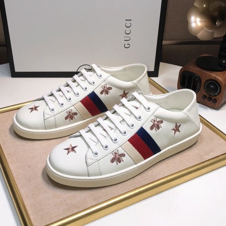 gucci ace fold down bee
