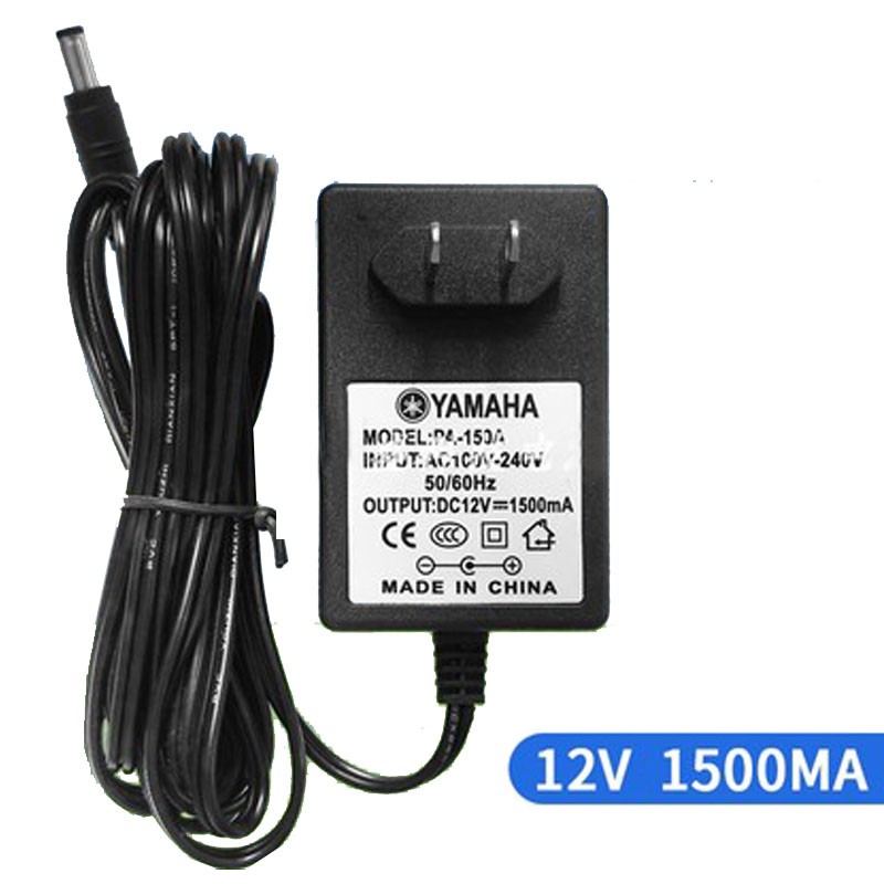 Adapter 12V 1.5A for Yamaha PSRE263 353 313 323 333 343 5.5*2.5mm