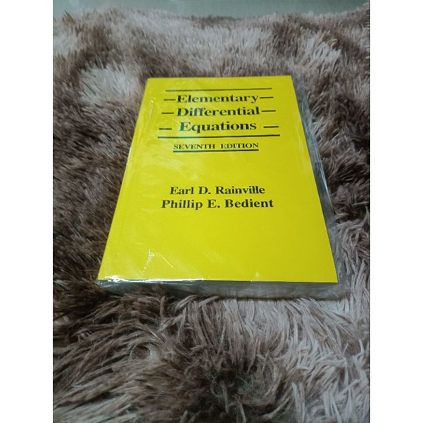 ELEMENTARY DIFFERENTIAL EQUATION SEVENTH EDITION Shopee Philippines