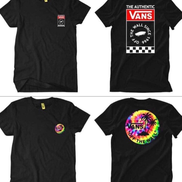 vans x santa cruz t shirt