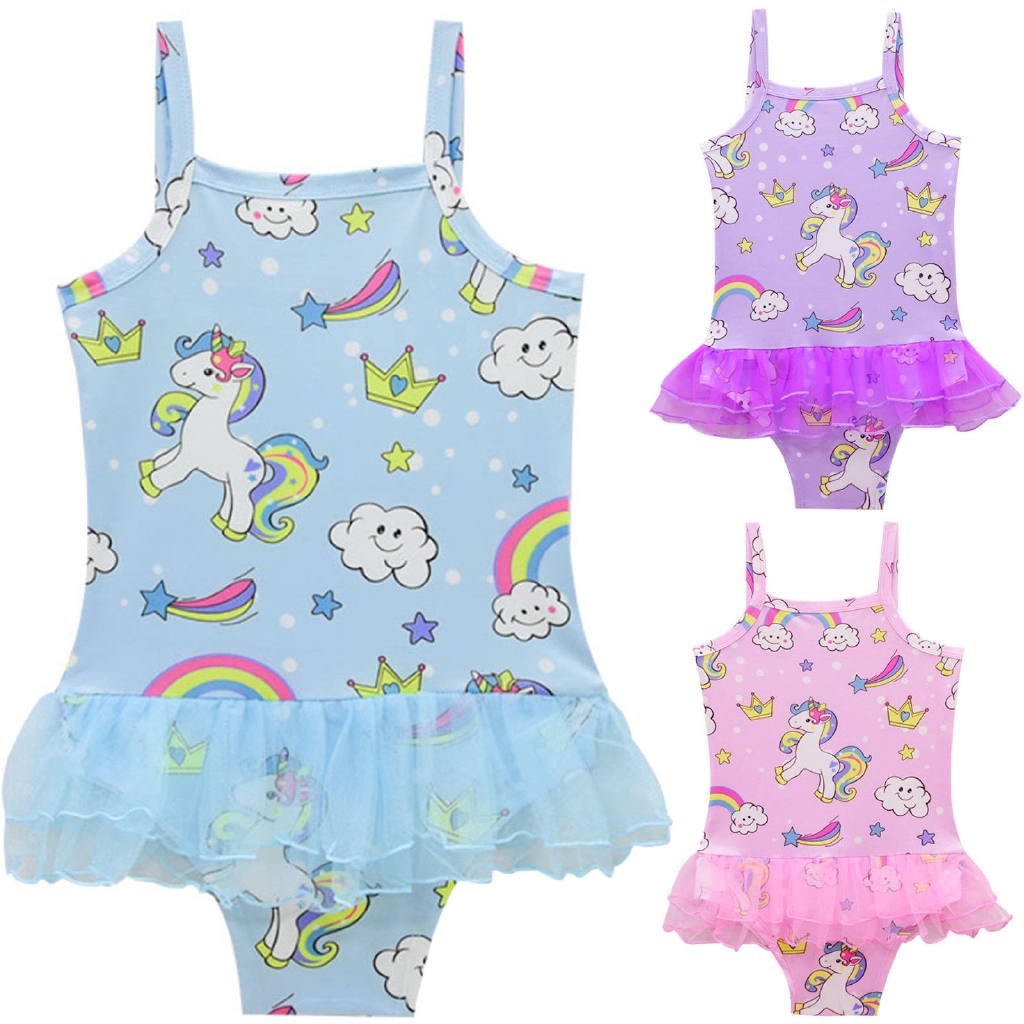 unicorn swimsuit 4t