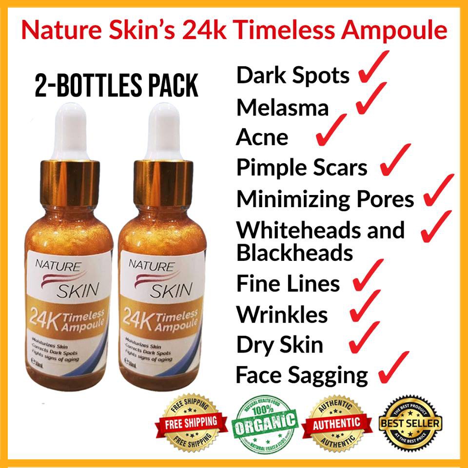 BUY 1 TAKE 1 24k timeless ampoule for Melasma, Wrinkle, Pimple, Dark