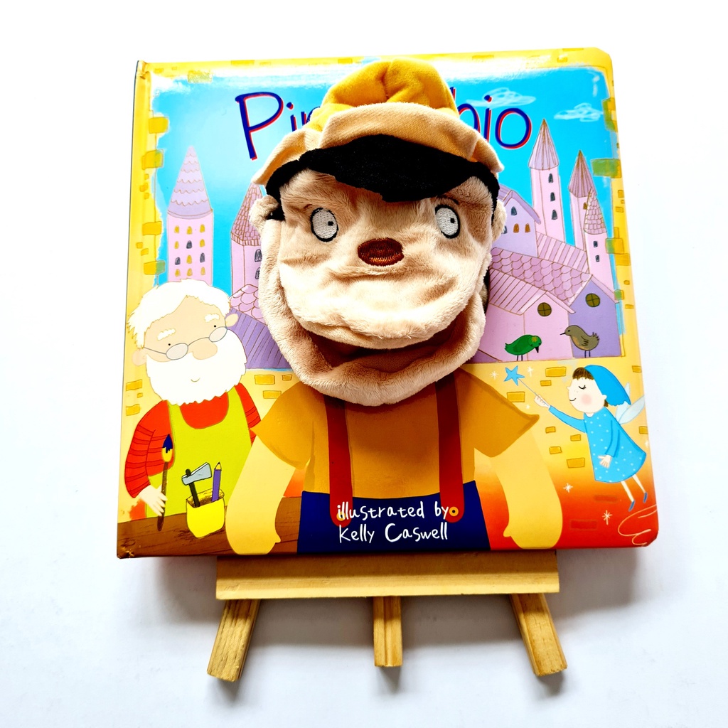 Large Hand Puppet Board Book Pinocchio Shopee Philippines