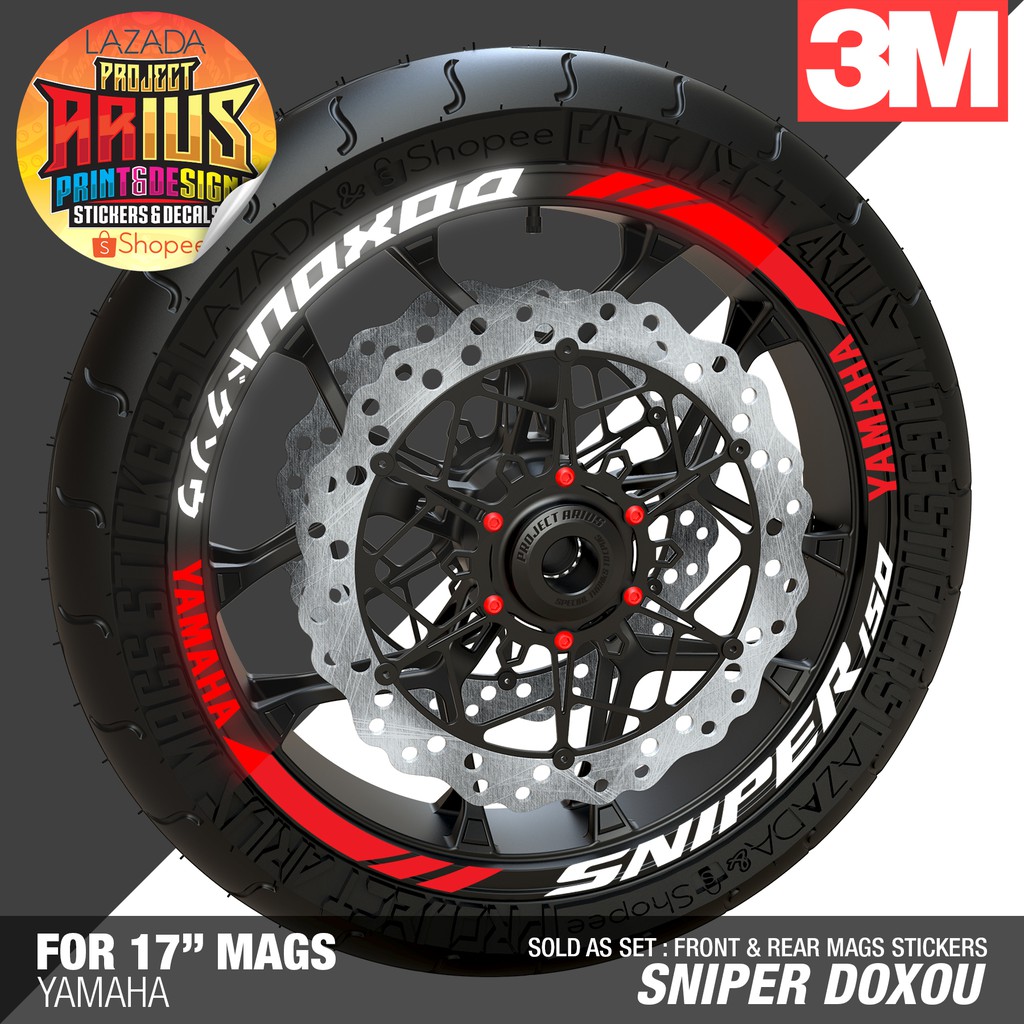 SNIPER DOXOU - HIGHLY REFLECTIVE 3M MAGS STIKERS | Shopee Philippines