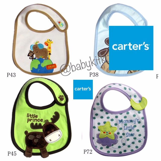 carters baby boy bibs