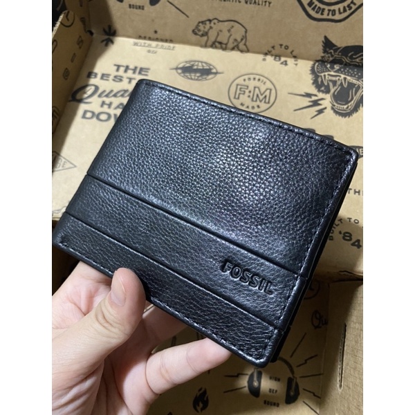 BRAND NEW FOSSIL LUFKIN TRAVELER WALLET FOR MENS | Shopee Philippines