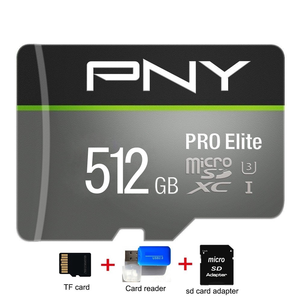 New Pny Pro Elite Microsd Flash Memory Card 64gb 512gb Class 10 Uhs 3 Tf Memory Card Shopee Philippines