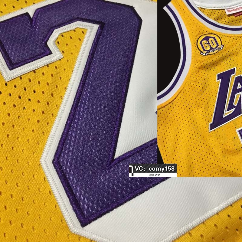 lakers 60th anniversary jersey