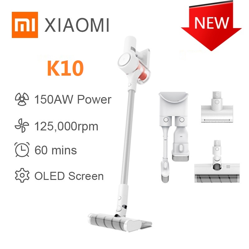 2020 XIAOMI MIJIA Handheld Vacuum Cleaner K10 LCD Household Car