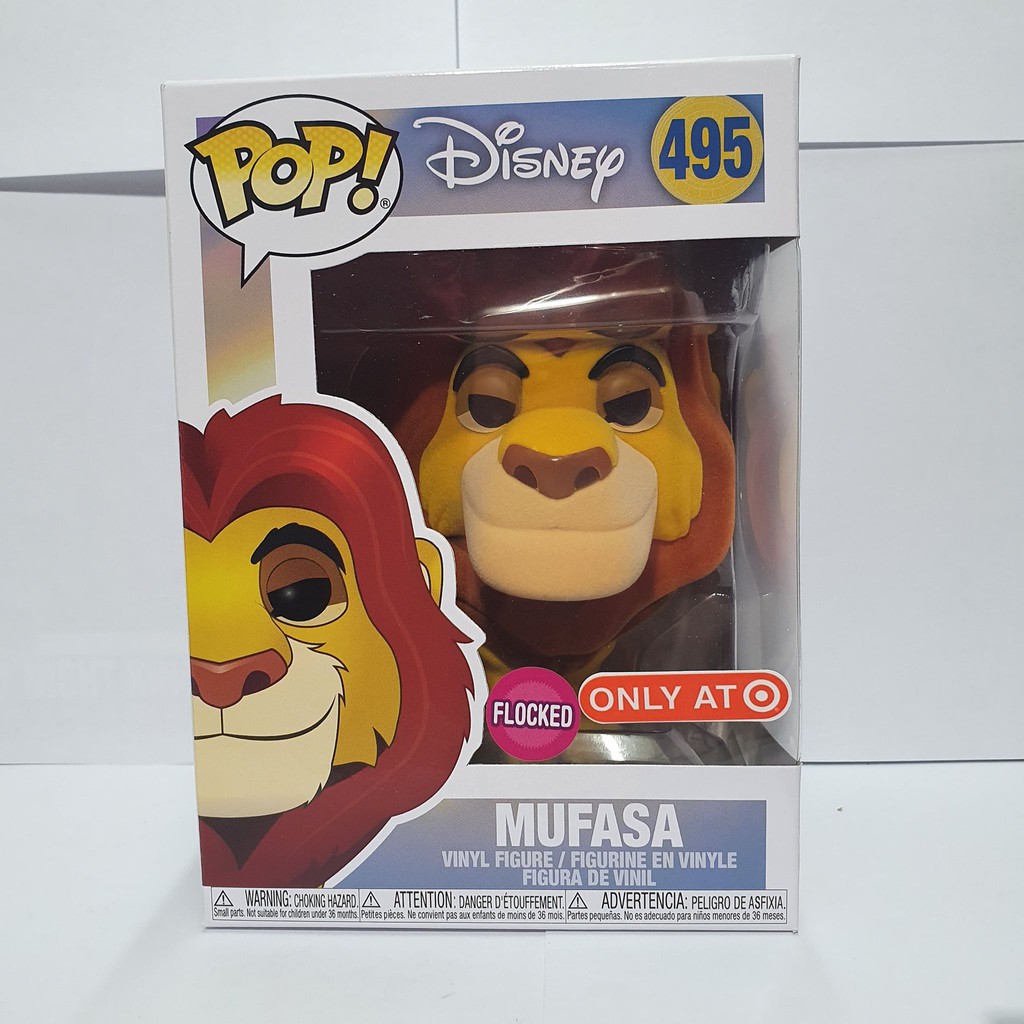 flocked mufasa funko pop