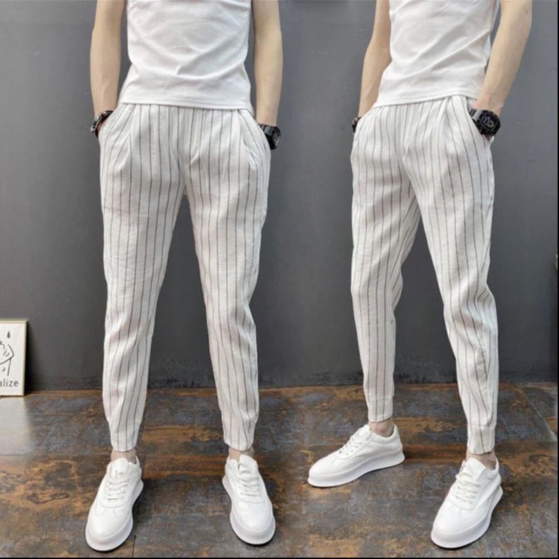 J&A Fashion Checkered Trouser Pants for men /unisex comes with 4 colors ankle fit men's outfit korea