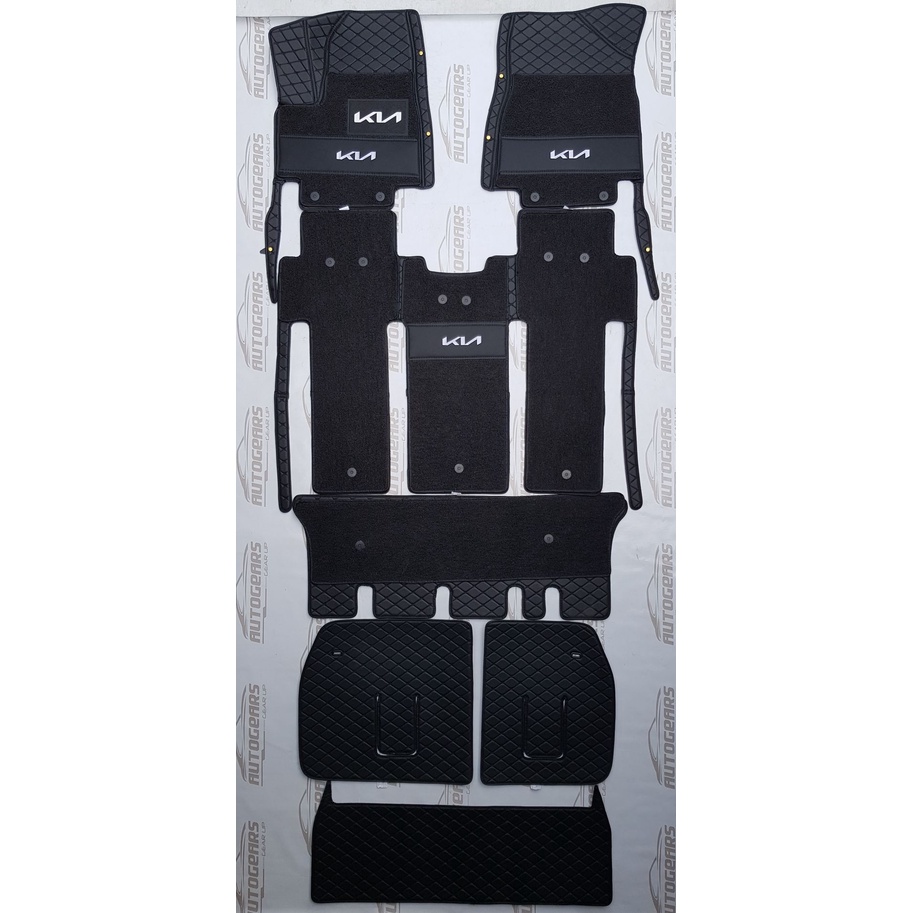 Kia Carnival 7 Seater (2019 2021) Quilted Deep Dish Mats Shopee