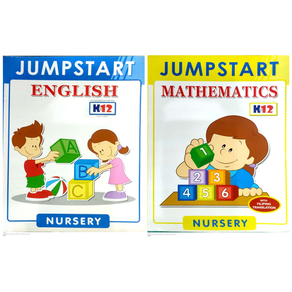 Jumpstart Workbook for Nursery (K12) Shopee Philippines