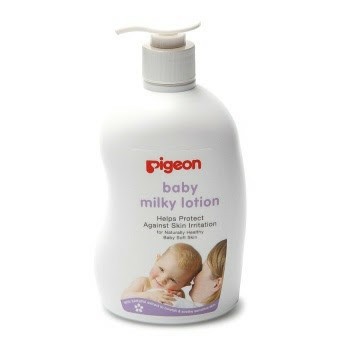 pigeon baby milky lotion
