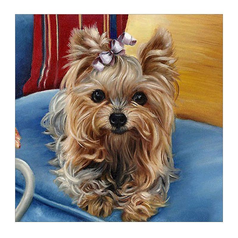5D Diy Diamond Dog Painting Embroidery Cross Stitch Handicrafts
