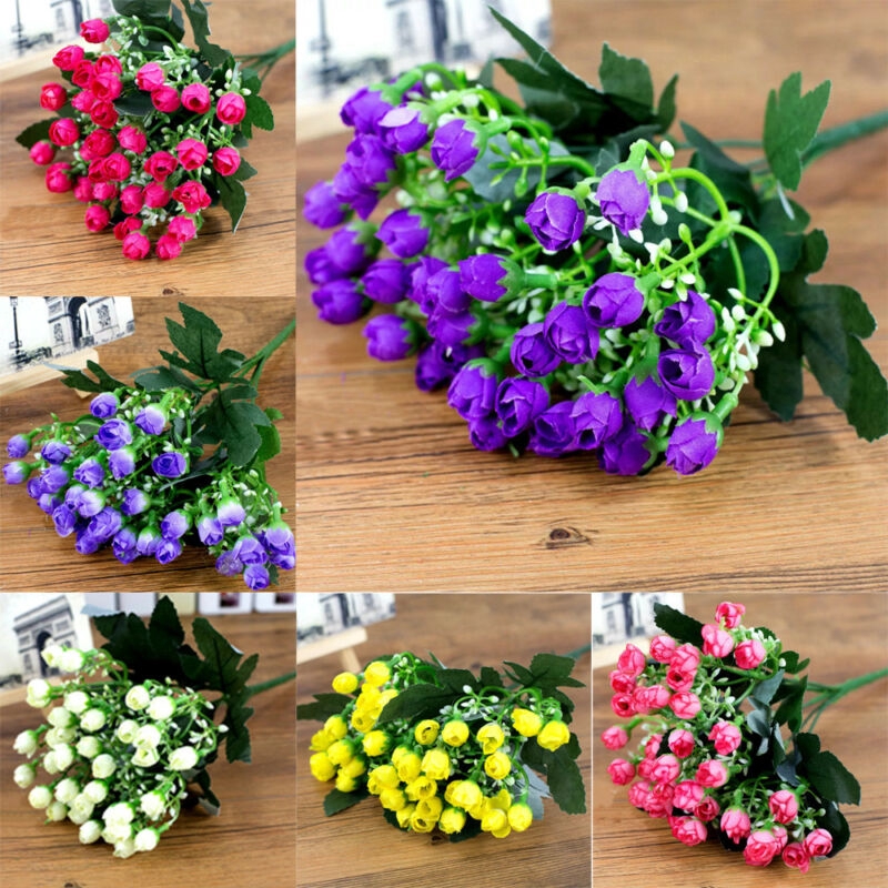 36heads Artificial Silk Flowers Bunch Wedding Home Grave Outdoor Bouquet Uk Shopee Philippines