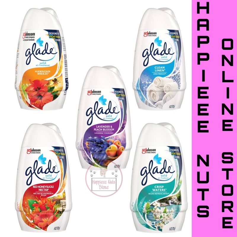 Sc Johnson Glade Solid Air Freshener Clean Linen 170g Hawaiian Breeze