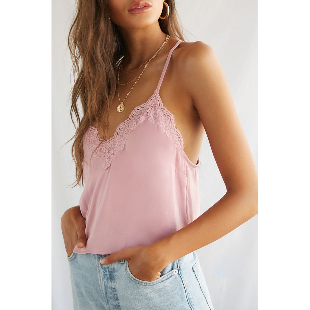 dusty pink cami