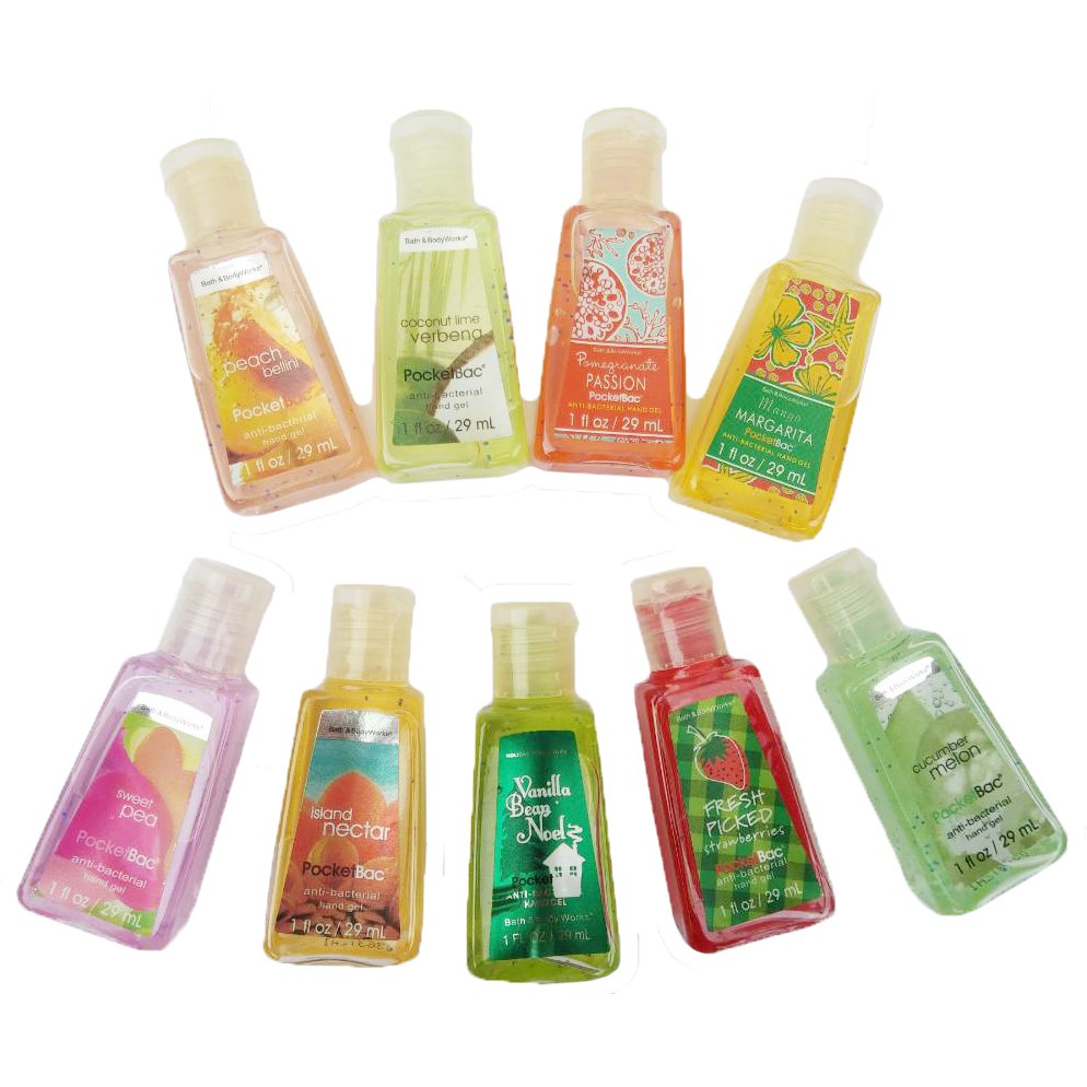 50%FULL SWEET PEA Pocket Hand Sanitizer Bath Body works
