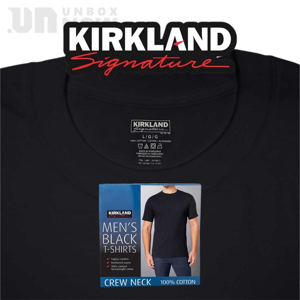 Plain TEE Kirkland Signature Crew Neck Original 6 pack Shopee Philippines