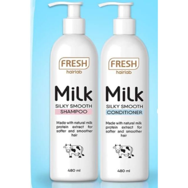 Fresh Hairlab Milk Shampoo Conditioner Shopee Philippines