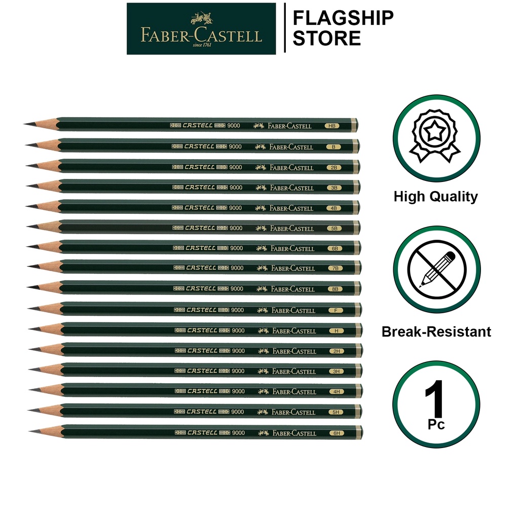 Faber-Castell 9000 Graphite Pencil 1PC | Shopee Philippines