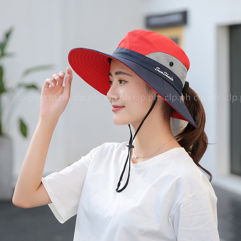 Xbg 9002 Sun Hat Women Uv Protection Summer Cap For Beach Travel Hiking Camping Gardenin Shopee Philippines