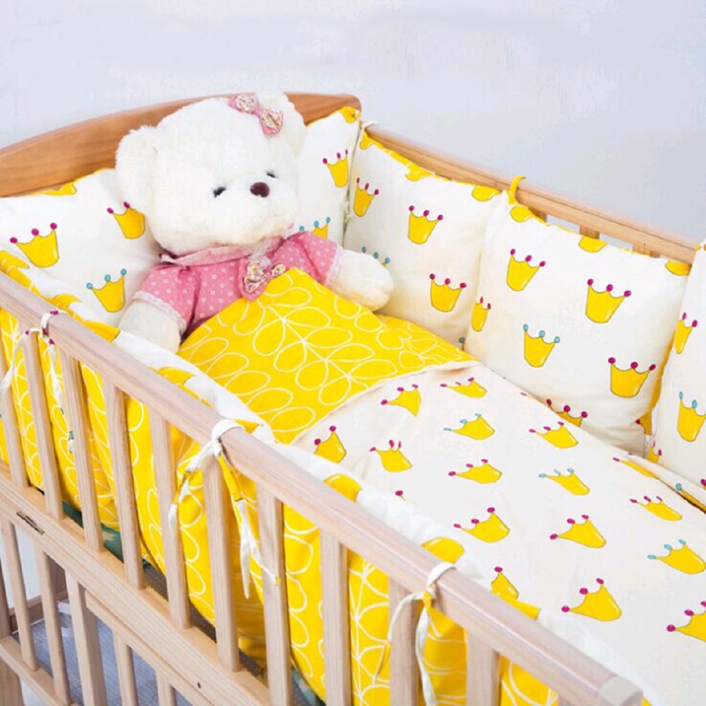 Pillow Baby Cot Crib Safety Protector Bedding Set Shopee Philippines