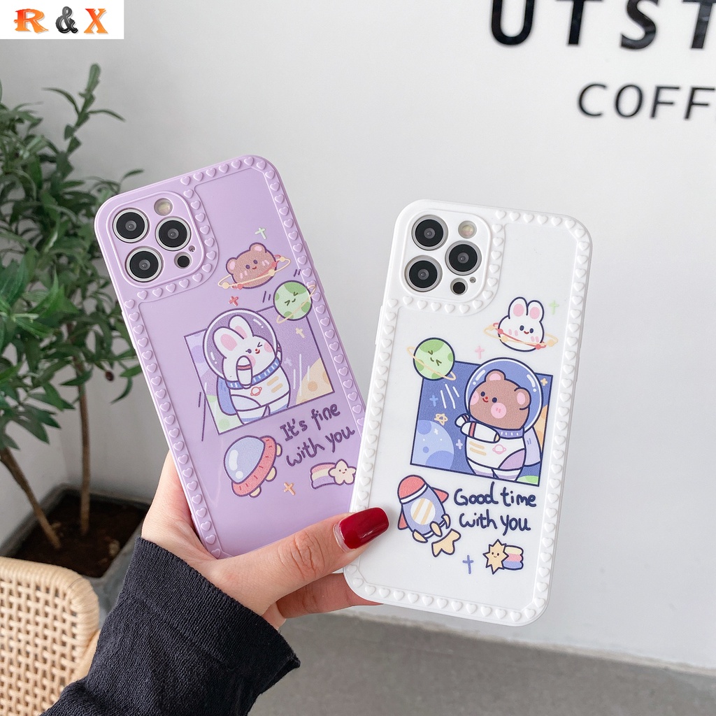 Cute Silicone Case for OPPO A12 A5S A7 A39 A57 A59 F1S A3S A12E A52 A9 ...