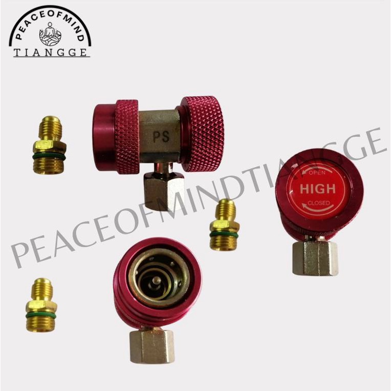 Quick Coupler Adaptor R134a for Car Aircon (HIGH SIDE) Shopee Philippines