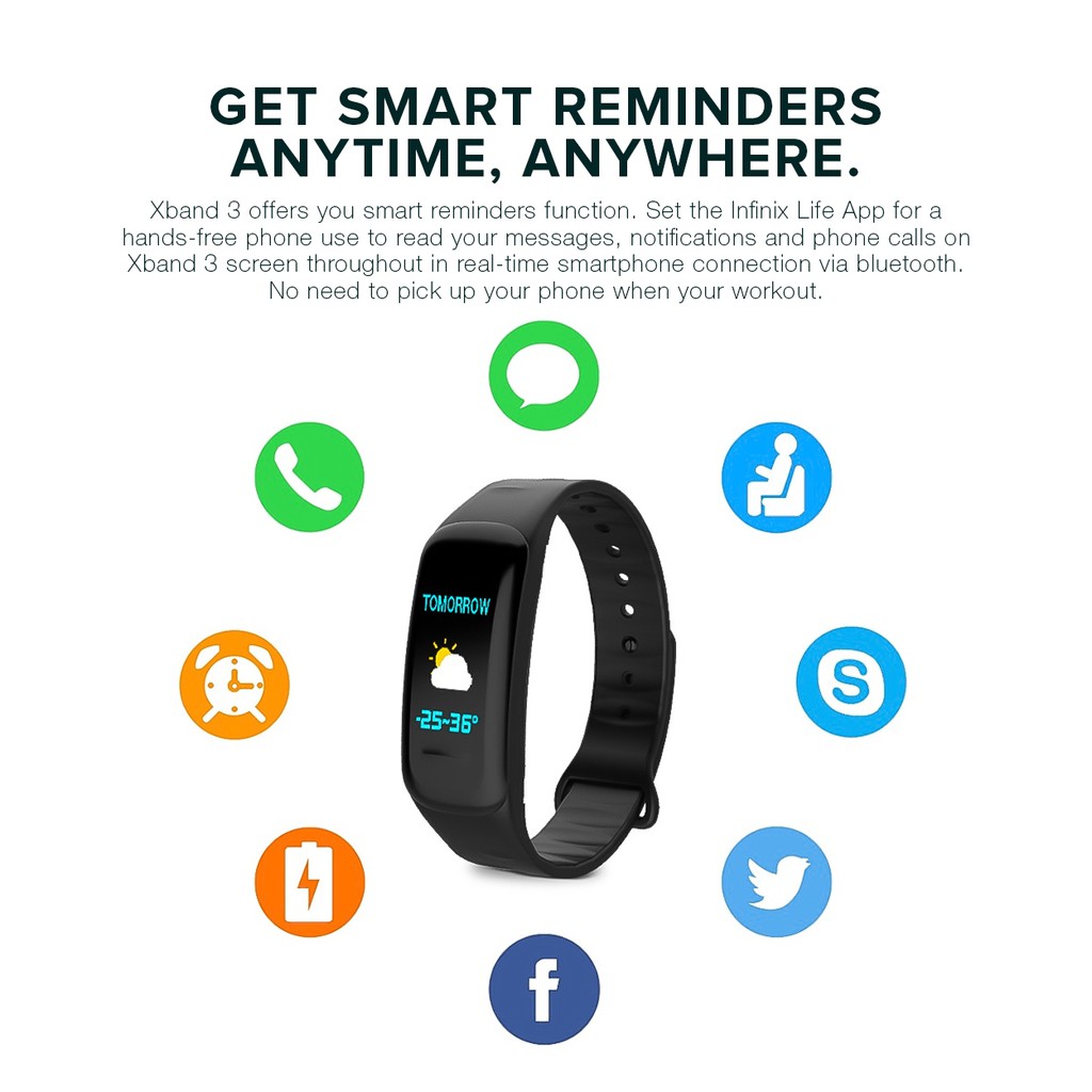 xb03 smart band bracelet