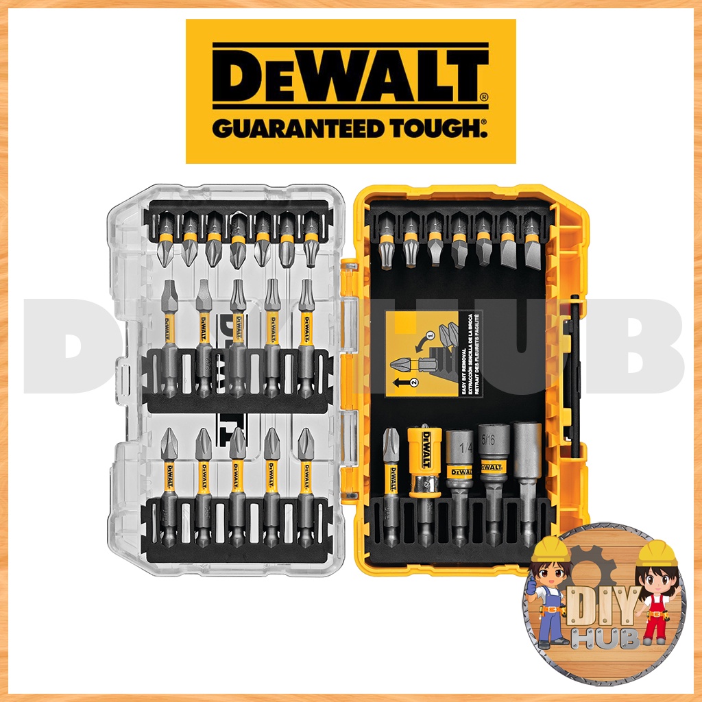DEWALT MaxFit Screwdriver Bit Set Impact Ready 30pcs (DWAMF30) | Shopee ...