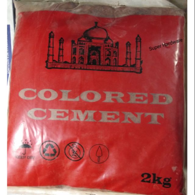India Colored Cement Red 2kg Shopee Philippines