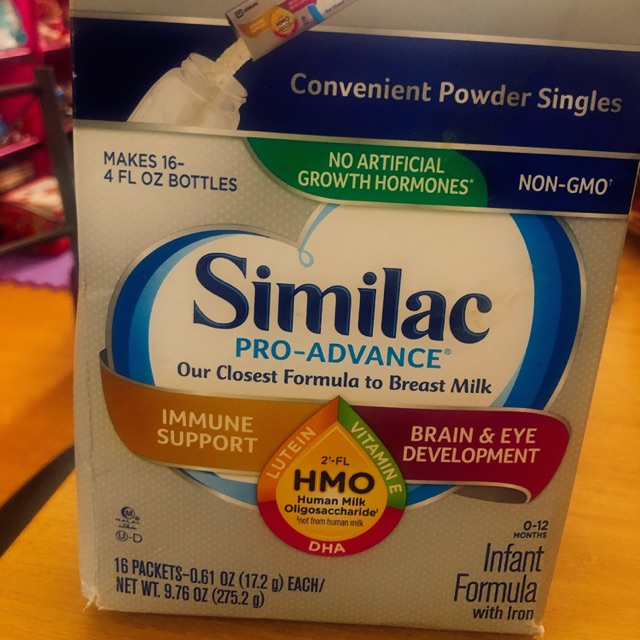 similac sensitive packets