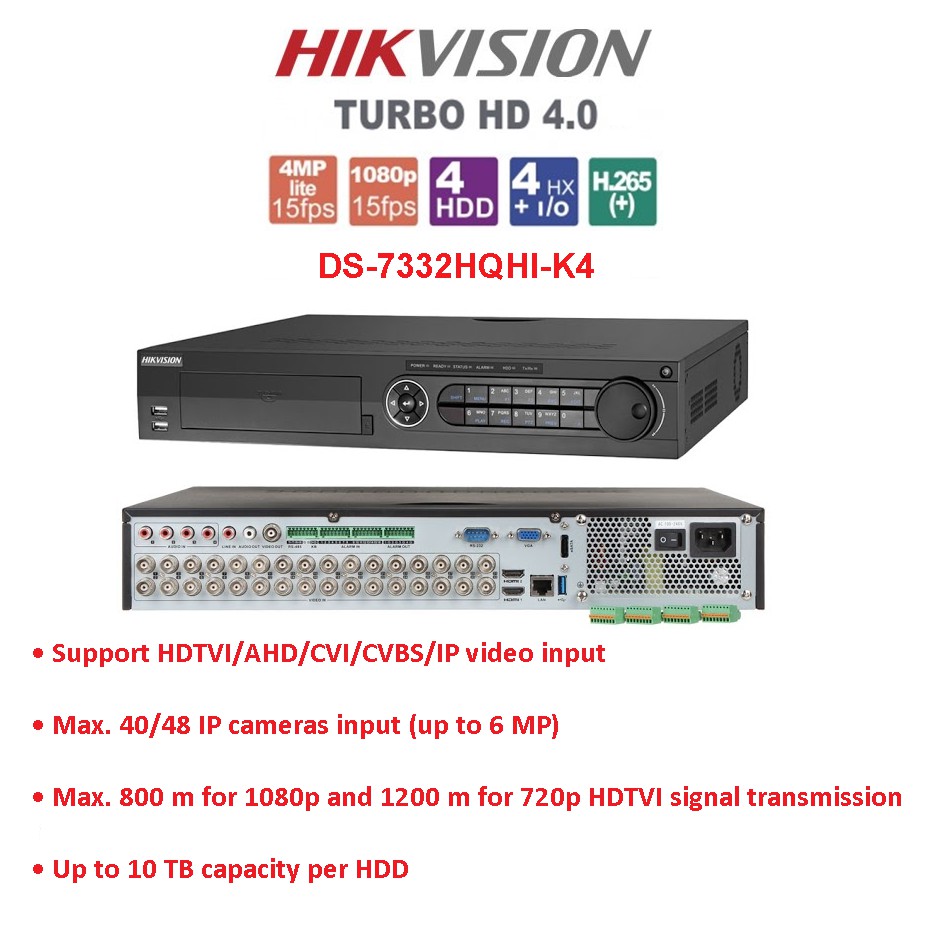 hikvision 32 channel dvr price