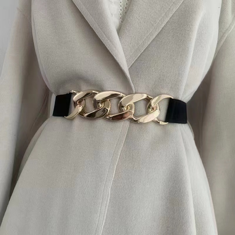 Women's Garterized Belt with chain buckle design (belt for formal wear ...