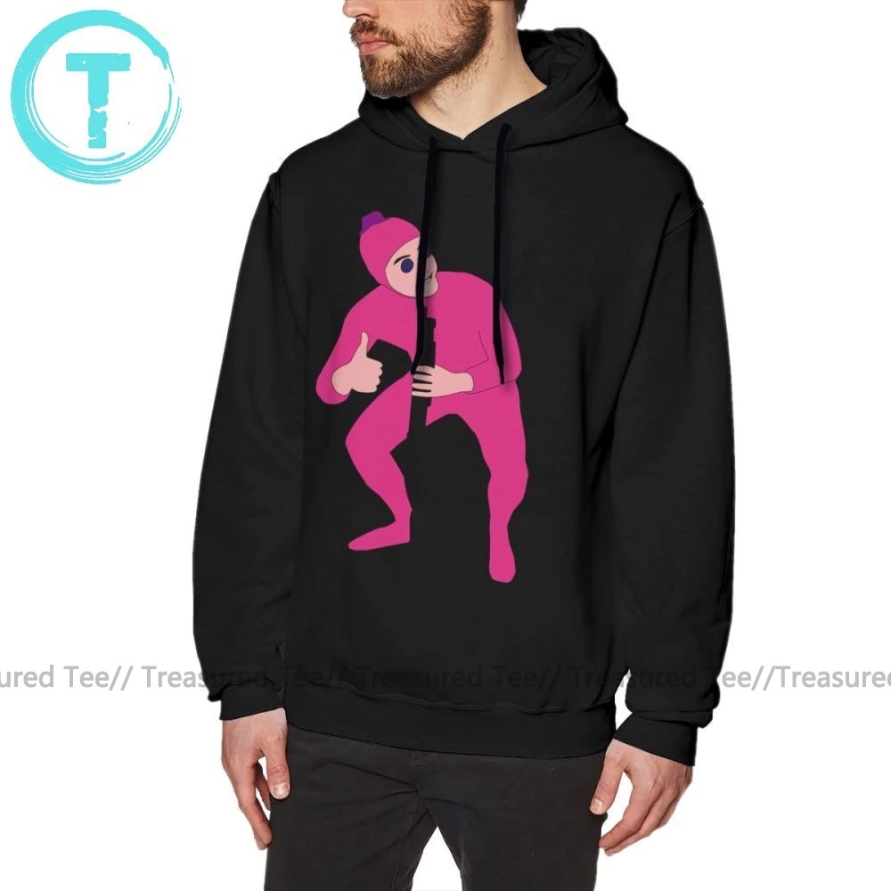 pink guy hoodie