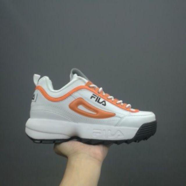 fila disruptor 2 white orange