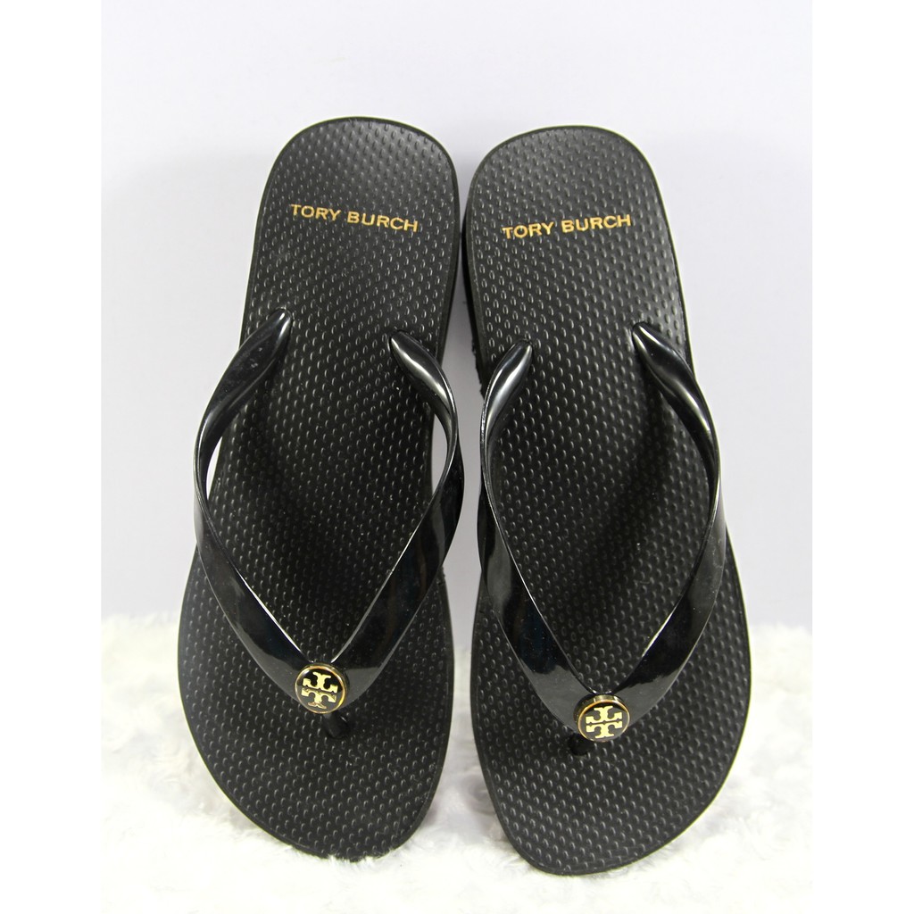 Tory Burch Women's Cut-Out Wedge Flip-Flops Size 6M | Shopee Philippines