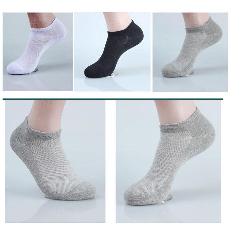 Missyou 5 Mga Pares ng Mga Lalaki sa Tag-init ng Mga Bukung-bukong Socks Mababa ang Pinutol na Crew Casual Sport Cotton Blend Socks Soft #9