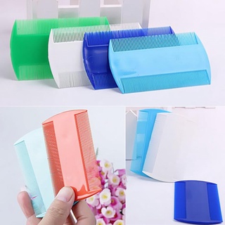 ▧Double Sided Nit Fine Tooth Head Lice Hair Combs for Kids Pet Dog Cat Flea Plastic Hair Combs Brush