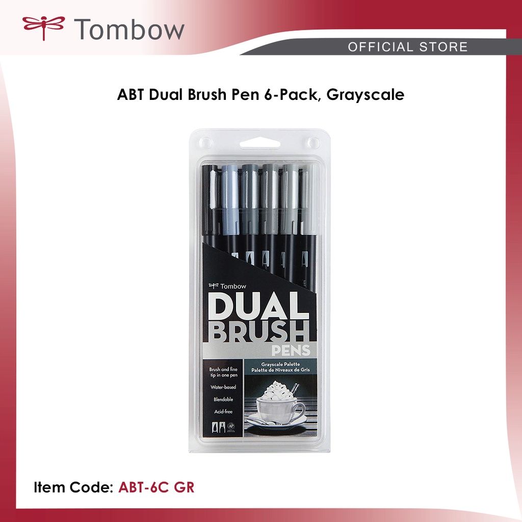 Tombow ABT-620 Pennarello a Doppia Punta, Multicolore