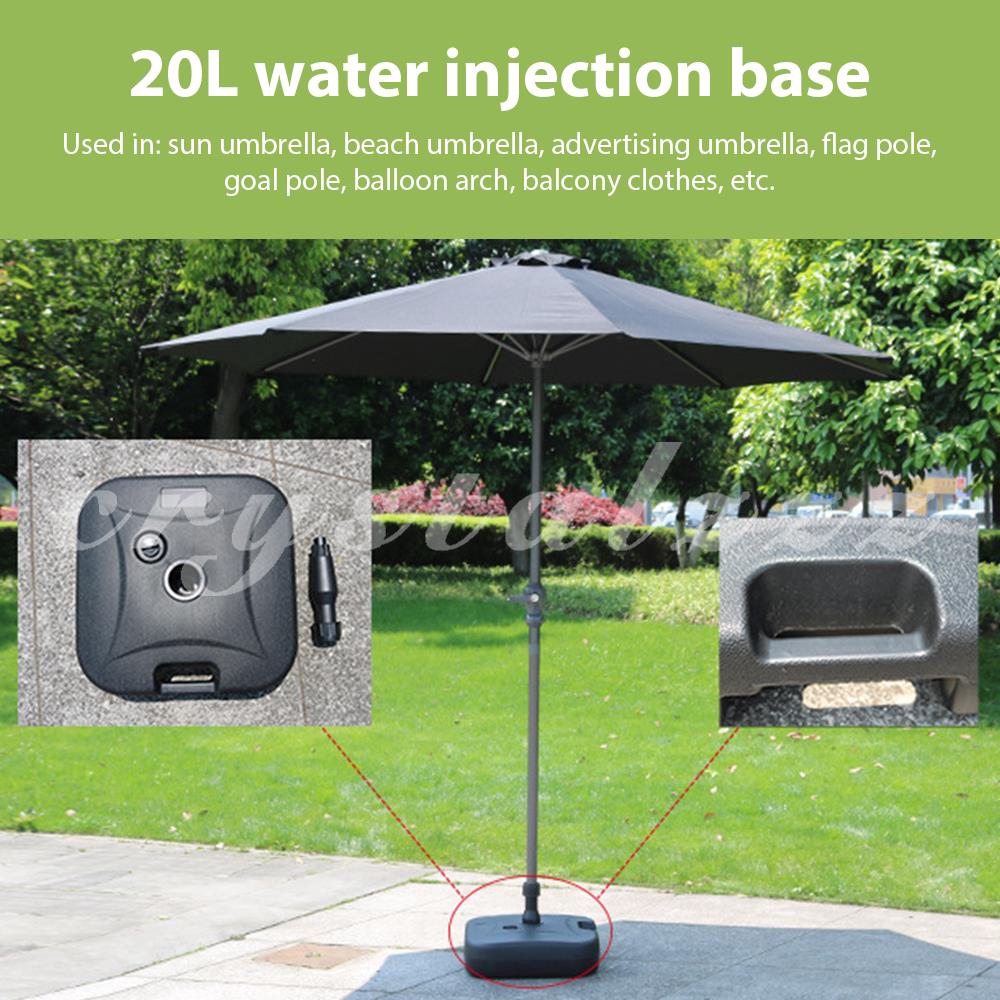 plastic outdoor umbrella stand