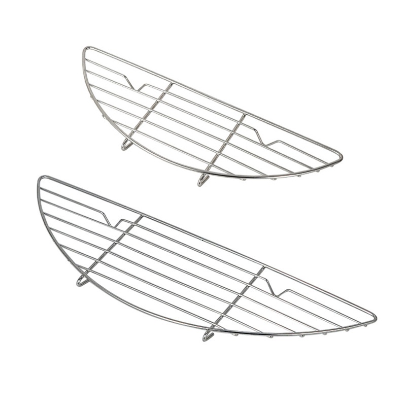 be> Half Round Cooling Rack Stainless Steel Grill Rack Barbecue BBQ