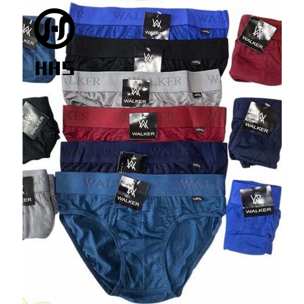 6IN1 COD Bench body Briefs For Men Boxer 100%Cotton Men Briefs | Shopee ...