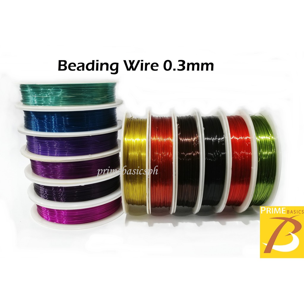 12pcs 3Yards/Spools Copper Metal Wire Craft Jewelry Finding Colors 0.3/0.4/0.5mm 