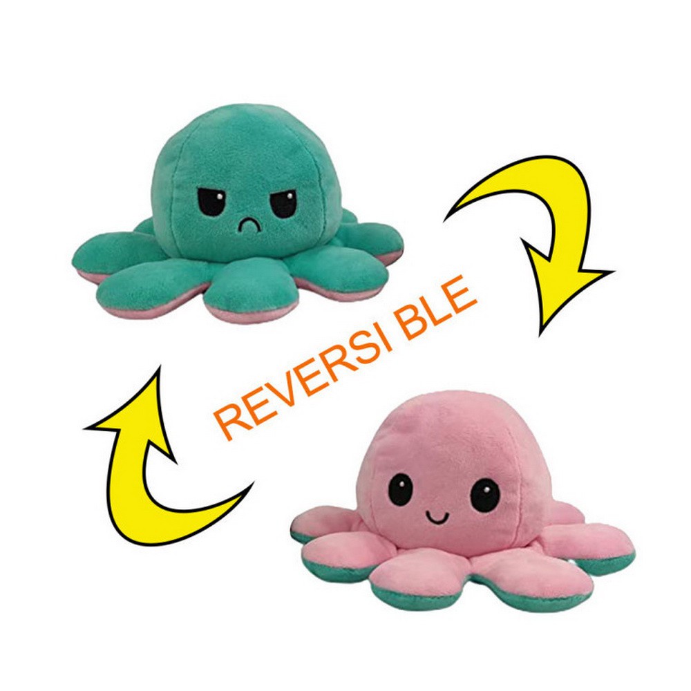 octopus stuffed toy reversible