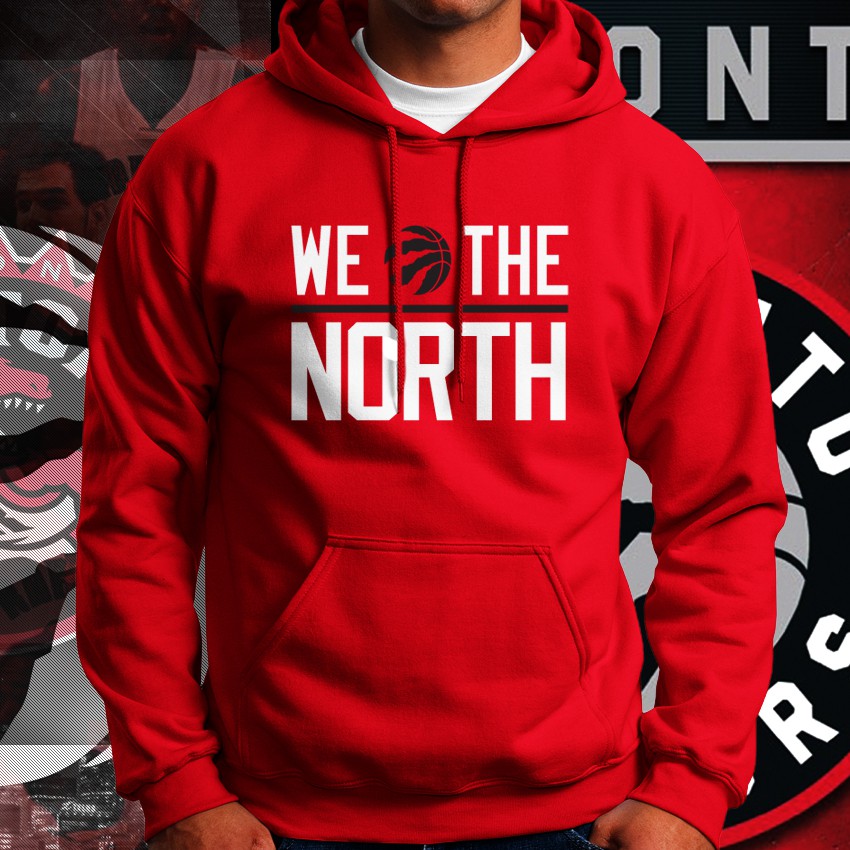 we the north red hoodie