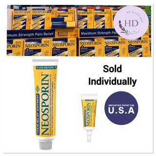 Neosporin Pain Relief First Aid Ointment (0.5 oz / 1 oz) | Imported from USA