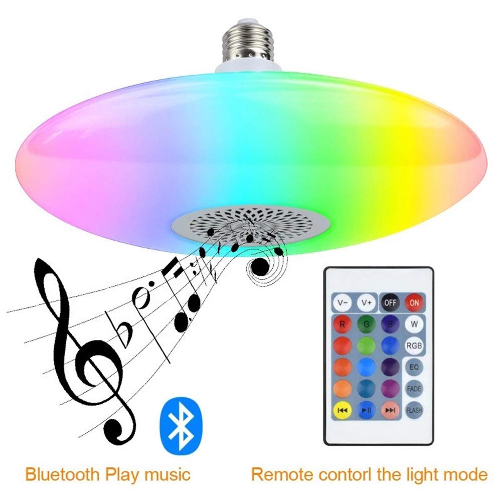 UFO LED Light Lamp Bulb RGB Color Changing Dimmable Remote Control